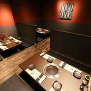 奏の間（～26名様）｜ゆったりと過ごせる掘りごたつ座敷