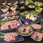 ボリュームも重視したいならこちらのコースがおすすめ！希少なA5ランク近江牛を心ゆくまでご堪能下さい。