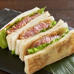 近江牛ミンチカツサンド　1,800円
近江牛カツサンド　2,500円
近江牛ヘレカツサンド　3,500円