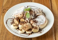 本格ティラミスをパンケーキにしました。