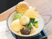 ANNONオリジナルの本格和テイストパフェ。