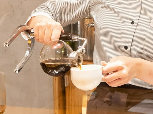 丁寧に淹れたコクのあるコーヒー