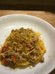 ランチでもしっかり前菜からパスタにメインディッシュにデザートまで大満足のコースです。