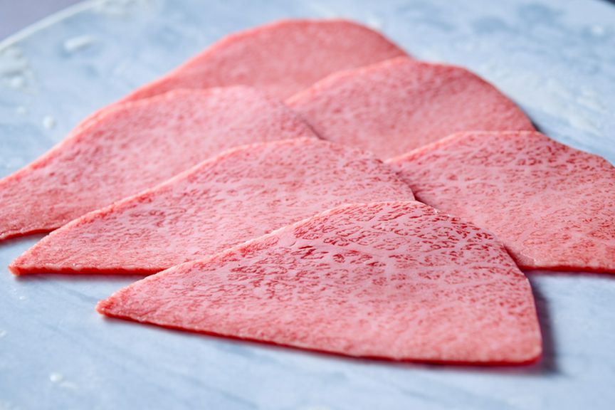 さっぱりとした甘みのある脂が美味い『上ロース』