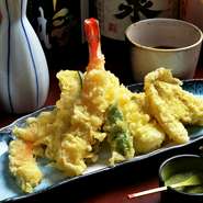 五種盛り合わせ・穴子・かぼちゃ