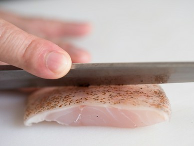 魚中心のフランス料理