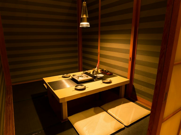 7部屋の個室席を用意。さまざまなシーンで喜んで頂いてます