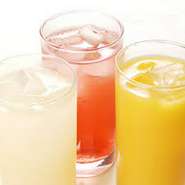 ◆ペプシコーラ
◆ジンジャーエール
◆オレンジジュース
◆グレープフルーツジュース
◆アセロラソーダ
◆カルピスウォーター
◆カルピスソーダ
◆烏龍茶
◆緑茶
◆ジャスミン茶
◆エナジードリンクZONE