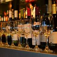 こだわり尽くしたワインは料理との相性もぴったり