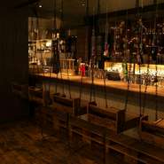 ブランコカウンター席