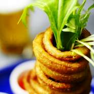 タワーリングオニオンフライ