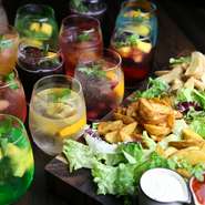 カラフルな100種類のサングリア