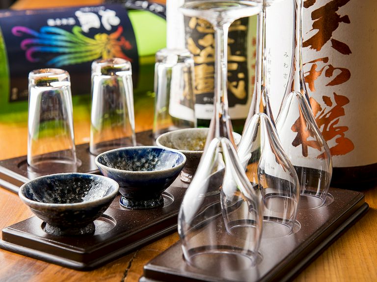 日本酒飲み比べ