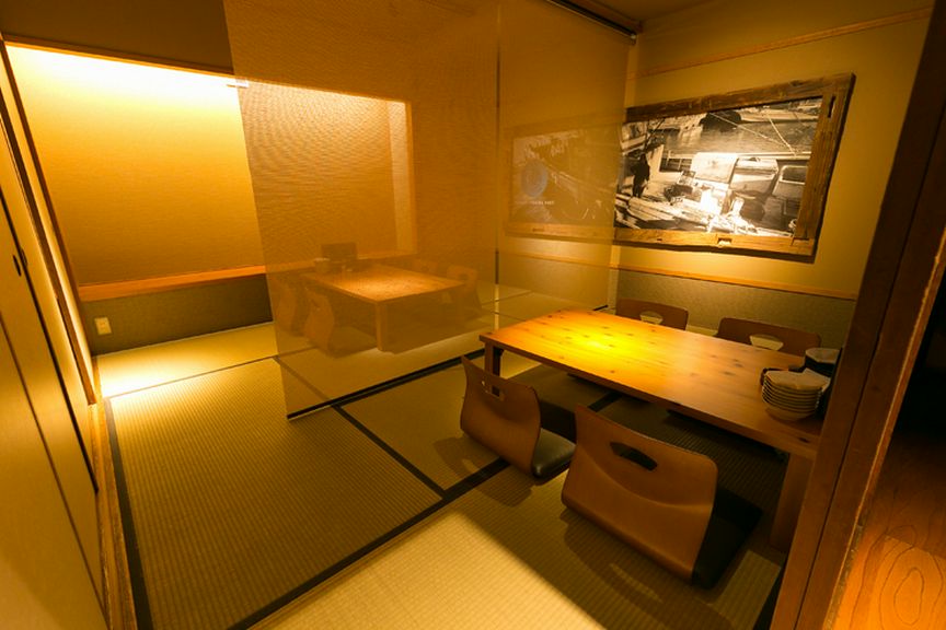 くつろぎと安心感を与えてくれる和室での食事は、大事な場面で