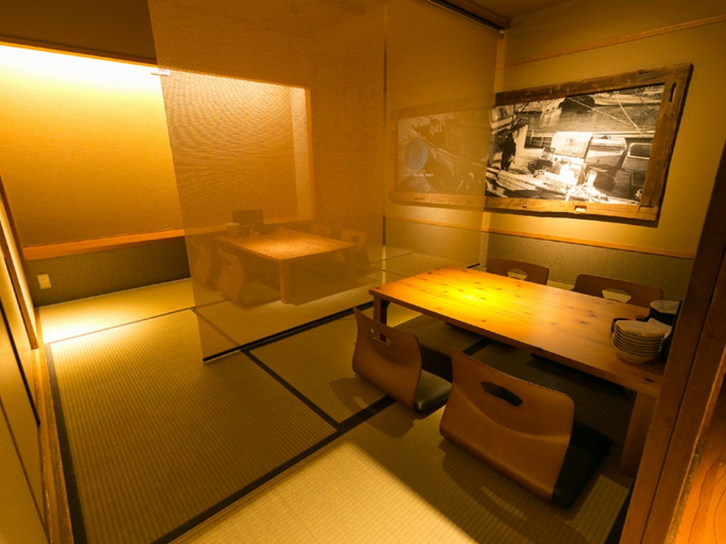 くつろぎと安心感を与えてくれる和室での食事は、大事な場面で