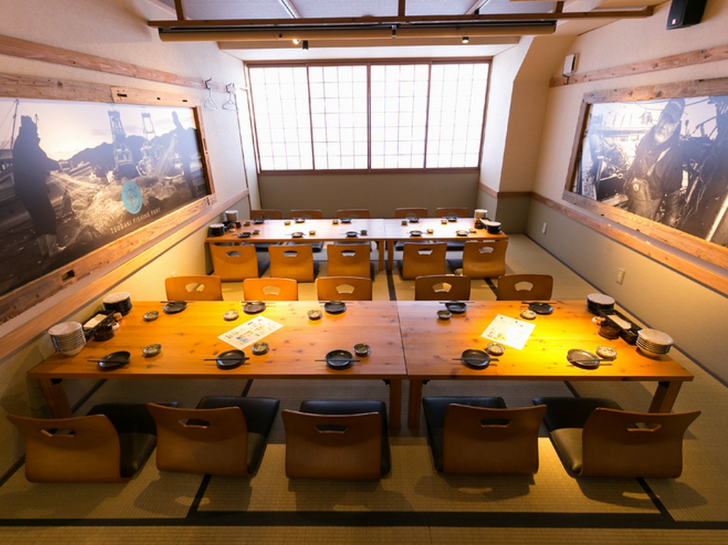 最大70名様ほどでの宴会も、簡単に開くことがきる大広間