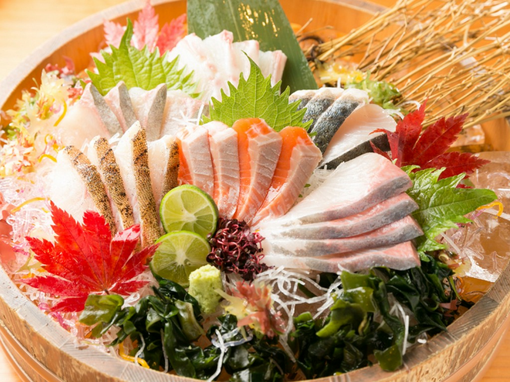 新鮮！　たっぷり！　旨い！　『ごっつ桶盛り』　※2人前から承ります