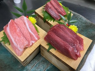 天然本まぐろを使用した料理