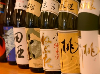 「田酒・喜久泉」など、米どころ青森の誇る地酒が充実