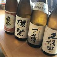 各種日本酒、焼酎が準備しております