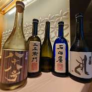 地酒から限定酒まで、全国各地の日本酒を常に20種類以上ご用意しております。
