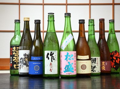 東京ではあまり見られない日本酒を厳選