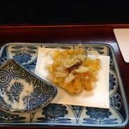白子かき揚げ