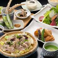 6品、120分飲放題付きのリーズナブルな宴会プラン。