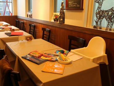 気兼ねなくおしゃべりできる、ママ達に嬉しいお店