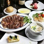 当店自慢、大人気の熟成肉ステーキをお楽しみ頂けるリーズナブルコースです。