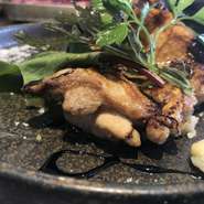 ・四万十鶏のグリル、鴨肉の低温調理や煮込み料理など週替わりとなっておりますので、ご予約の際にご確認よろしくお願いいたします。