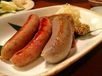 6種のソーセージの盛り合わせ