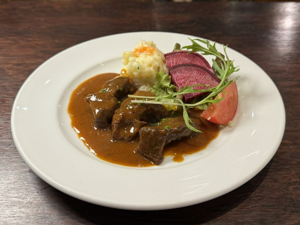 土佐あかうし　ほほ肉の赤ワイン煮込み