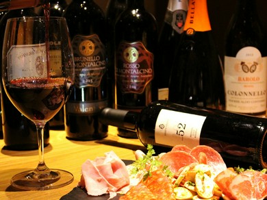 イタリアワイン中心に100種類以上