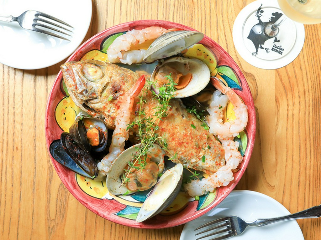 本日のお魚でアクアパッツァ風(Aqua Pazza)