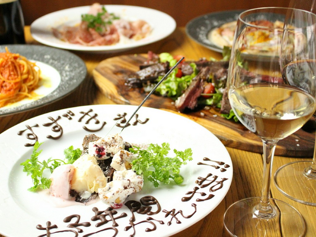 メッセージプレートも事前に相談頂ければご用意します