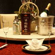 芳醇でまろやかな口あたりの紹興酒は中国広東料理と抜群の相性