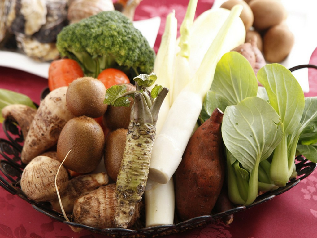 オーガニック中国野菜をはじめとした、こだわりの食材を使用