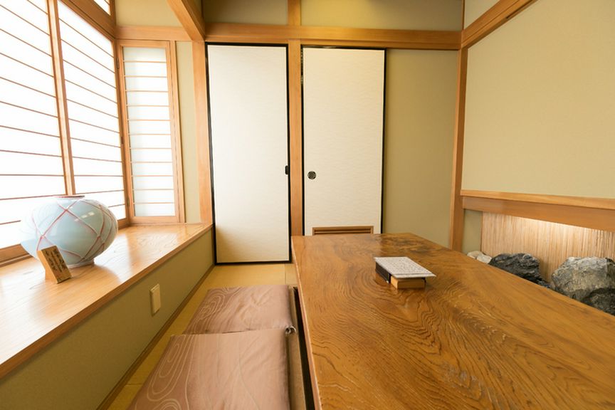 6名まで利用可能な純和風の個室