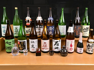 人気の日本酒からちょっと珍しいものまで豊富なラインナップ