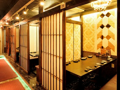 完全個室の居酒屋なので、使い勝手の良さはバツグン