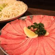 新メニュー！牛タンねぎしゃぶを縁家の人気メニューとともにお楽しみ頂ける飲み放題付のご宴会コース！