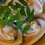 新生姜と アサリの炊き込みご飯