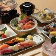 北海道産の旬の魚・海鮮を提供することにこだわっています。「素材本来の味を引き出す」という谷藤氏の心意気を感じられます。【寿司料理　谷ふじ】で、本場の魚・海鮮を味わえます。