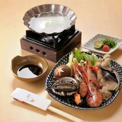 海鮮の甘みと旨味を存分に味わえる『海鮮しゃぶしゃぶ』