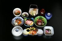 前菜/お刺身/煮物/小鉢/揚げ物/寿司/お椀/水菓子