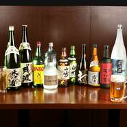 100種類以上のドリンクがあるから、きっと好みの酒に出合える
