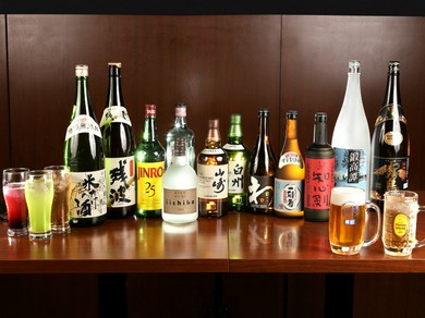 100種類以上のドリンクがあるから、きっと好みの酒に出合える