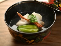 引き立てのだしでつくる【木山】の真打『椀物』
