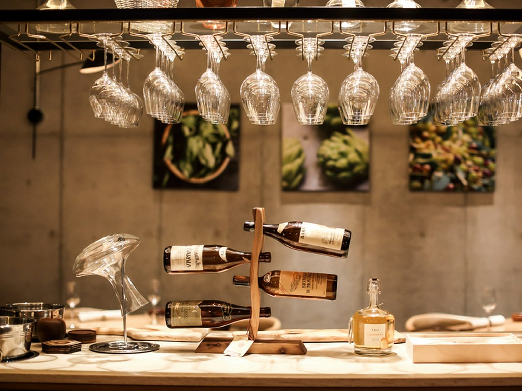 種類豊富に揃うワイン。料理とのマリアージュを楽しむ